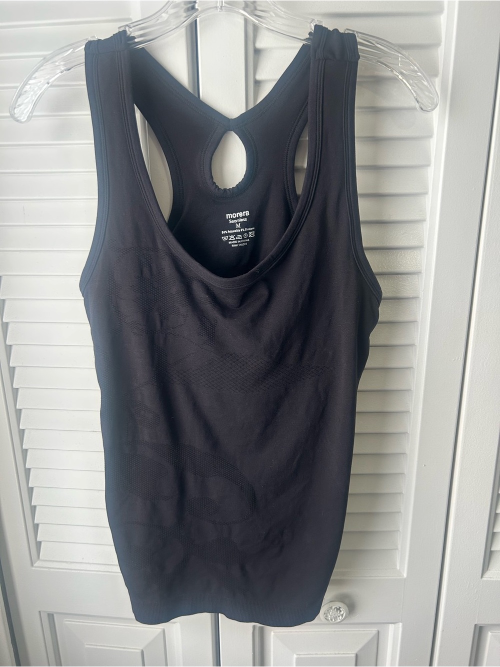 Morera Black Racerback Tank Top - Sleek Everyday Layering